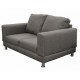 Love Seat Moderno Creed Fabou Muebles - Gris - Envío Gratuito