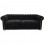 Sofa Capitonado Olimpo Fabou Muebles - Negro