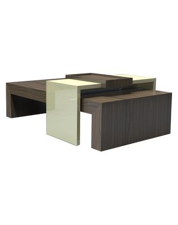 Mesa de Centro Minimalista Grapa Fabou Muebles - Envío Gratuito