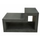 Mesa De Centro Zander Fabou Muebles - Gris - Envío Gratuito