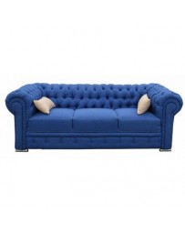 Sofa Olimpo De Fabou - Azul Cobalto, Capitonado, Moderno - Envío Gratuito