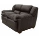 Love Seat Moderno Bom Fabuebles Chocolate - Envío Gratuito