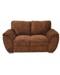 Love Seat Moderno Pekin Fabou Muebles - Cocoa - Envío Gratuito