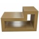 Mesa De Centro Zander Fabou Muebles - Beige - Envío Gratuito