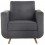 Sillón Keiä Individual Modelo Kül - Gris Oxford