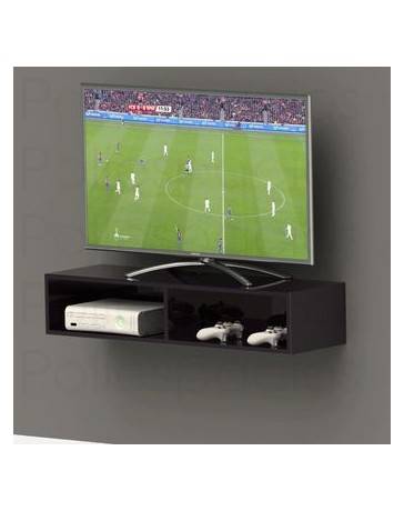 Centro Entretenimiento Poliespacios Mueble Tv Sala Chocolate - Envío Gratuito