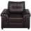 Sillón Dessales Esparta Tapizado-Chocolate
