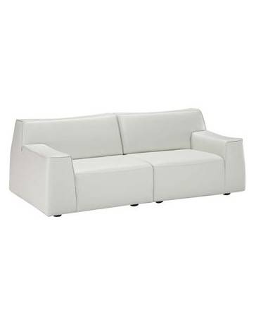 Sofá Love Seat Forma Flother - Blanco - Envío Gratuito