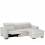 Sala con Chase con reposet Diesis Flother - Blanco