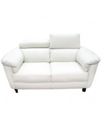 Sofá Love Seat Camerino Flother - Blanco - Envío Gratuito