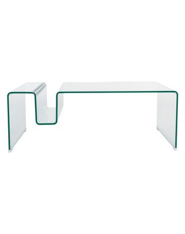 Mesa de Centro de Cristal Panalli Eminimal - Envío Gratuito