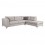 Sala modular marca Zuo modelo Memphis - humo (gris) / 100176