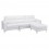 Sala modular marca Zuo modelo Versa - blanca 100233