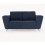Love seat GavetaHome Zuli - Azul marino