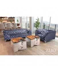 Mesa de centro marca Zuo modelo Luxe - acero inoxidable 100526 - Envío Gratuito