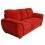 Sofa Moderno Pekin Fabou Muebles - Rojo