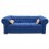 Sofa Olimpo De Fabou - Azul Cobalto, Capitonado, Moderno
