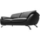 Sofá Love Seat Forenza Flother - Negro - Envío Gratuito