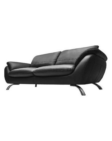 Sofá Love Seat Forenza Flother - Negro - Envío Gratuito