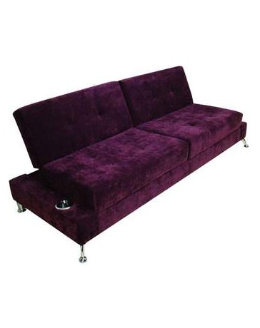 Sofá Cama Vertigo Velvet - Morado - Envío Gratuito