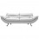 Sofá Love Seat Corsia Flother - Blanco