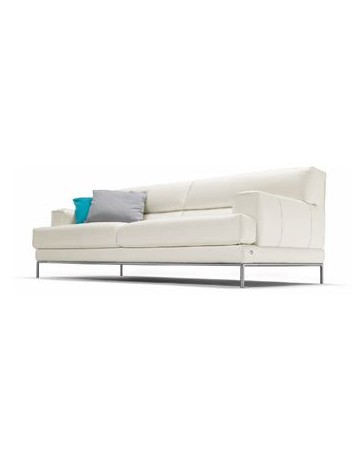 Love Seat Mueblemoda Sudoku-Blanco - Envío Gratuito