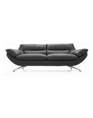 Love Seat Mueblemoda Corsia Flotter-Negro - Envío Gratuito