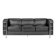 Sofa marca Zuo modelo Fortress - negro 900230 - Envío Gratuito