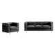 Sofa marca Zuo modelo Fortress - negro 900230 - Envío Gratuito