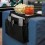 EW Decoración de Oxford tela sofá colgante bolsa almacenamiento organizador Inicio limpieza de bolsillo - Negro