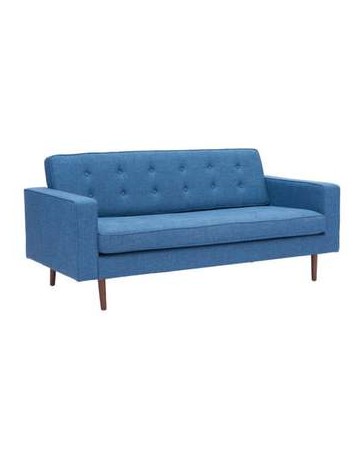 Sofa marca Zuo modelo Puget - azul / 100220 - Envío Gratuito