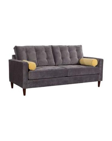 Sofa marca Zuo modelo Savannah - grafito amarillo 100178 - Envío Gratuito