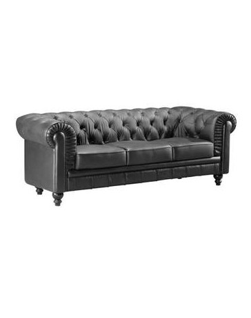 Sofa marca Zuo modelo Aristocrat - negro / 900110 - Envío Gratuito