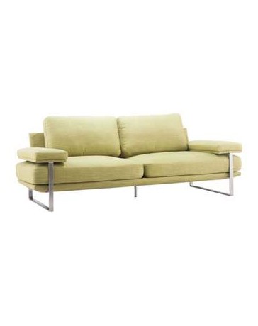 Sofa marca Zuo modelo Jonkoping - verde lima 900624 - Envío Gratuito