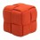 Taburete marca Zuo modelo Checks - naranja / 100641