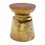Taburete marca Zuo modelo Taj color laton  100163