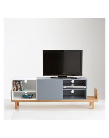 Mueble TV-The H design-Pilu Mueble TV estilo moderno-blanco - Envío Gratuito