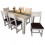 Comedor para 6 personas Azalea-Beige Patinado Vintague
