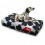 Dog Puff GDE - Flores Negras