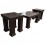 Juego De Mesas Layna Fabou Muebles - Caoba