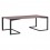 Mesa de centro marca Zuo modelo Sister - Nogal / 100150
