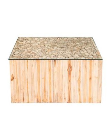 Mesa de centro marca Zuo modelo Cave - natural / 404229 - Envío Gratuito