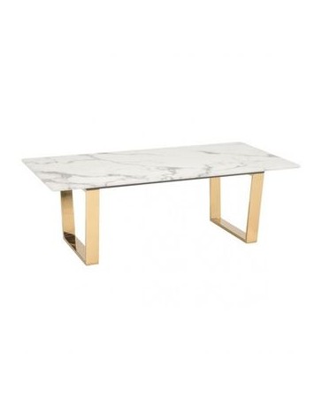 Mesa de centro marca Zuo modelo Atlas - dorado / 100653 - Envío Gratuito