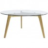 Mesa De Centro Redonda Haruka Mod.9365 Glass