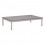 Mesa de centro para jardin marca Zuo modelo Glass Beach - gris 703573