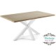 Mesa de Comedor Rectangular, Vintage Home Designe, Delux, Madera de Pino Natural-Multicolor - Envío Gratuito
