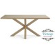 Mesa de Comedor Rectangular, Vintage Home Designe, Delux, Madera de Pino Natural-Multicolor - Envío Gratuito