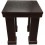 Mesa Lateral Layna Fabou Muebles Caoba