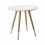 Mesa auxiliar-The H design-Mesita Fancy estilo escandinavo y moderno-blanco
