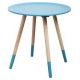 Mesa auxiliar-The H design-Mesita Fancy estilo escandinavo y moderno-Azul - Envío Gratuito